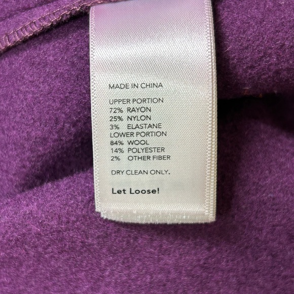 Kate Spade Saturday Long Sleeve Flared Wool Dress - Picture 4 of 5